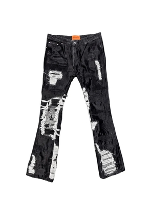 Who Decides War Magnify distressed jeans - Black