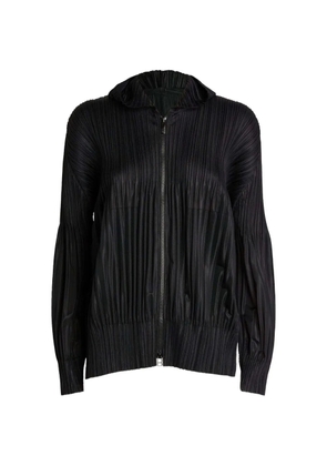 Pleats Please Issey Miyake Fluffly Pleats Please jacket - Black