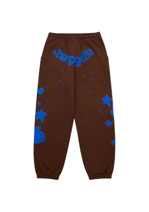SP5DER Beluga V2 star-print track pants - Brown