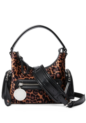 Stella McCartney leopard-print zipped shoulder bag - Neutrals