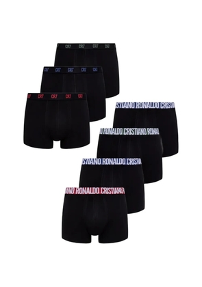 CR7 CRISTIANO RONALDO logo-waistband trunks (set of seven) - Black