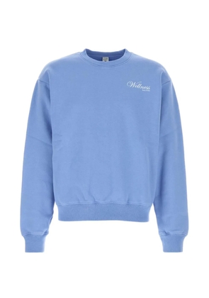 Sporty & Rich Wellness logo-print sweater - Blue