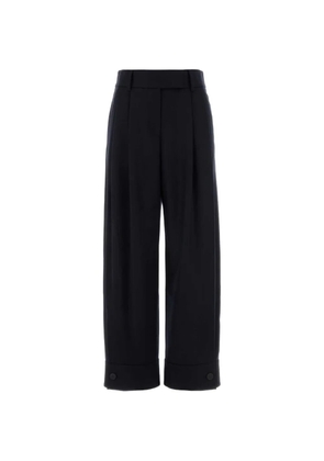Alanui X Suicoke pleated wool trousers - Blue
