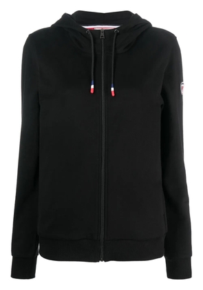 Rossignol logo-print zip-up hoodie - Black