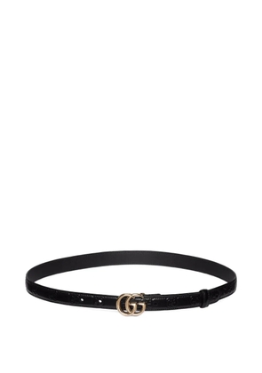 Gucci GG Supreme leather belt - Black