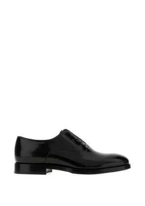 Brunello Cucinelli leather Oxford shoes - Black