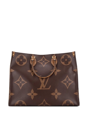 Louis Vuitton Pre-Owned OnTheGo Reverse Monogram Giant GM tote bag - Brown