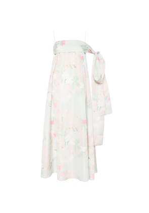 Bernadette Bailey floral-print bow-detail dress - Green