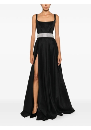 ALESSANDRO LEGORA crystal-embellished maxi dress - Black