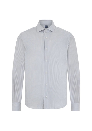 Fedeli striped long-sleeve shirt - Grey