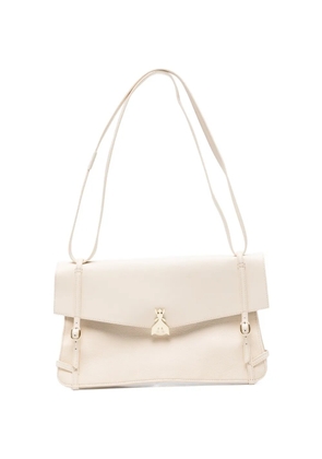 Patrizia Pepe Fly Bamby Jour leather shoulder bag - Neutrals