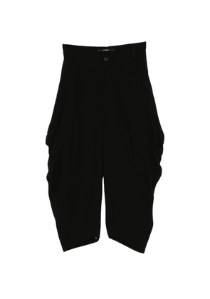 Limi Feu draped-detail trousers - Black
