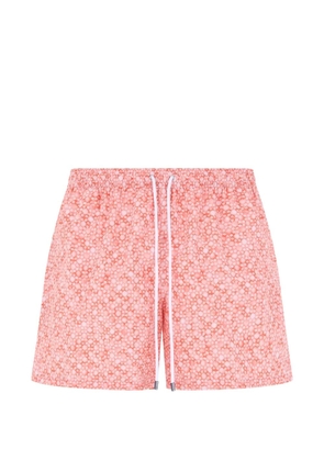 Fedeli floral-print drawstring swim shorts - Pink