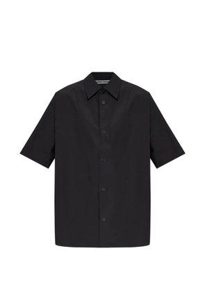 Alexander Wang perforated-logo short-sleeve shirt - Black