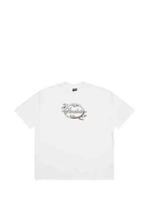 Sinclair logo-print T-shirt - White