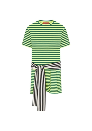 Simon Miller Lottie striped mini T-shirt dress - Green