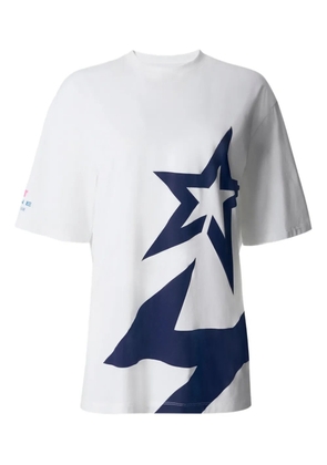 Perfect Moment Alpine oversize-logo T-shirt - White