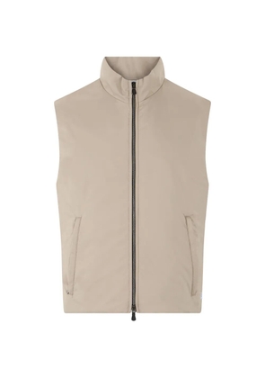 Fedeli high-neck zip-up gilet - Neutrals