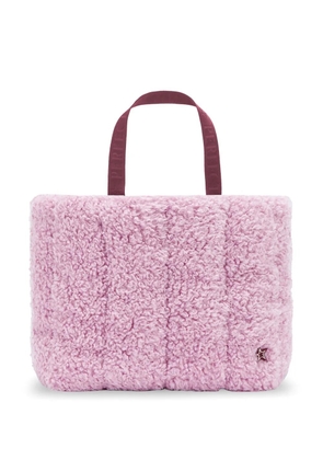 Perfect Moment faux-shearling tote bag - Pink
