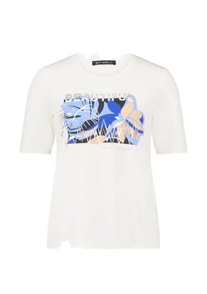 Betty Barclay graphic-print rhinestone-embellished T-shirt - Neutrals