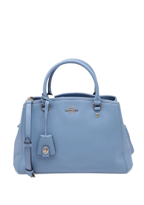 Coach Vintage Lillie Carryall leather tote bag - Blue