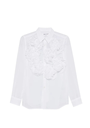 Comme Des Garçons Comme Des Garçons ruffled shirt - White