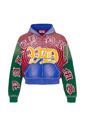 Vale graphic-print hoodie - Red
