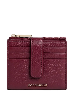 Coccinelle leather zip-fastening wallet - Red