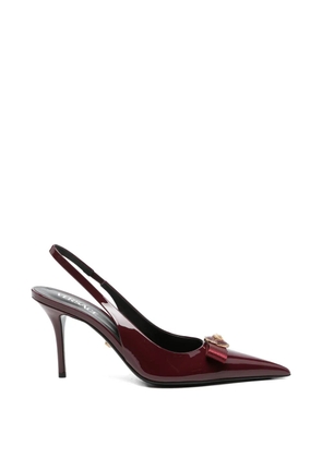 Versace Pre-Owned Gianni Ribbon slingback pumps - Red