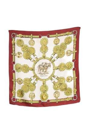 Hermès Pre-Owned 1985 Cuivreries silk scarf - Neutrals