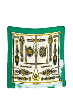 Hermès Pre-Owned 1966 Harnais des Presidents silk scarf - Neutrals