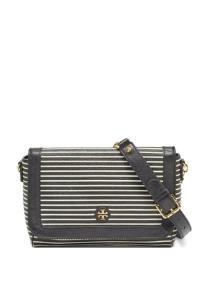Tory Burch Kerrington striped crossbody bag - Black