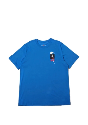Jordan logo-print T-shirt - Blue