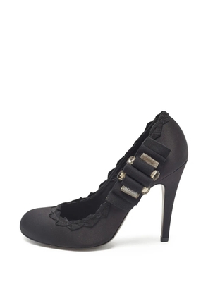 Tory Burch leather heeled pumps - Black