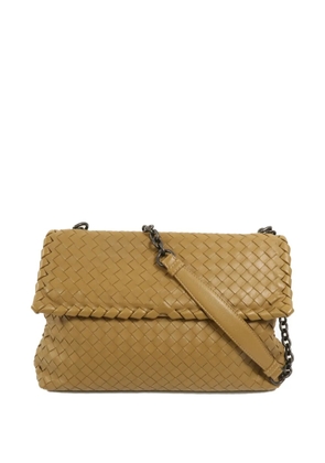 Bottega Veneta Pre-Owned Intrecciato chain shoulder bag - Neutrals
