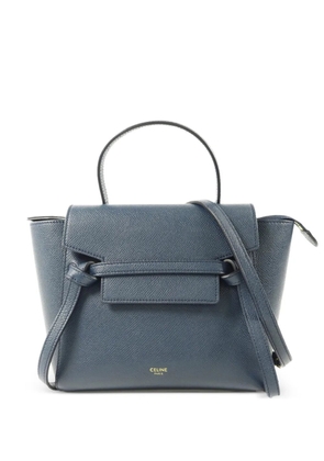 Celine Pre-Owned Belt leather tote bag - Blue
