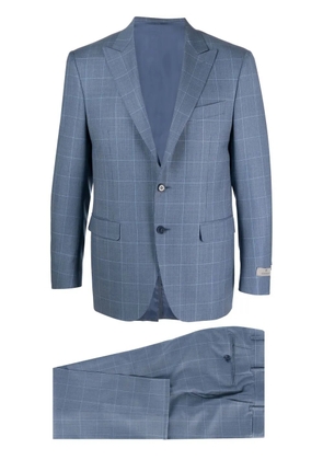 Canali single-breasted three-piece suit - Blue