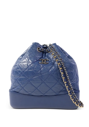 CHANEL Pre-Owned Gabrielle calfskin backpack - Blue