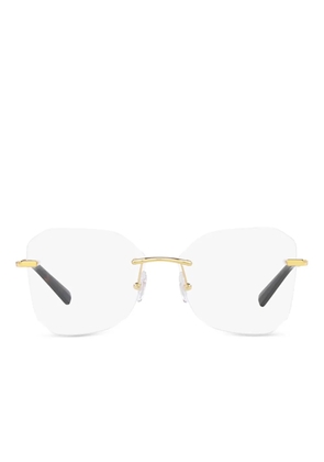 Tiffany & Co Eyewear rimless butterfly-shape glasses - Gold