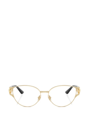 Versace Medusa Head-embossed glasses - Gold