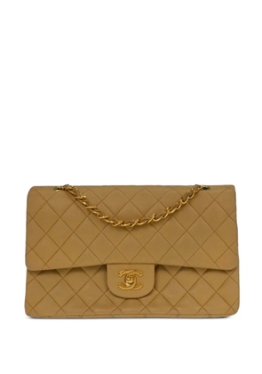 CHANEL Pre-Owned 1992 medium Classic Double Flap shoulder bag - Neutrals