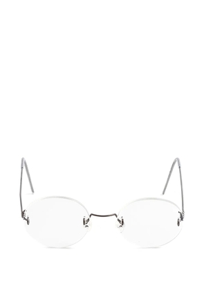Lindberg rimless round-frame glasses - Silver