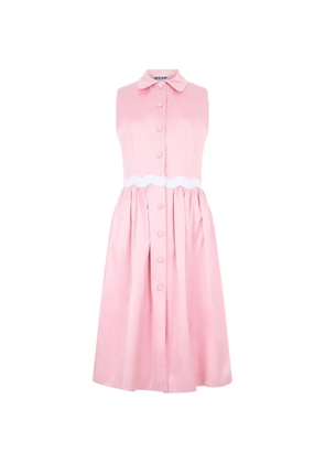 Moschino pleated sleeveless mini dress - Pink