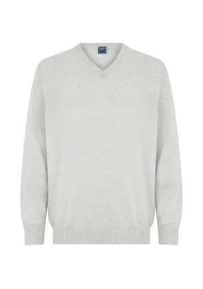 Fedeli V-neck sweater - Grey