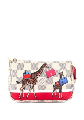 Louis Vuitton Pre-Owned Pochette Accessoires Limited Edition Damier Mini clutch bag - White