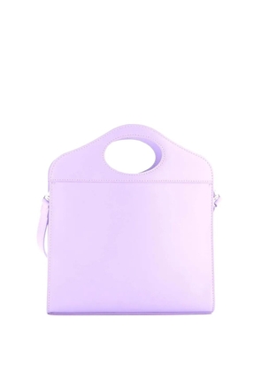 Burberry Pre-Owned Logo Pocket Leather Mini tote bag - Purple