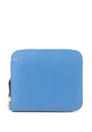 Hermès Pre-Owned Silk'In Compact leather wallet - Blue