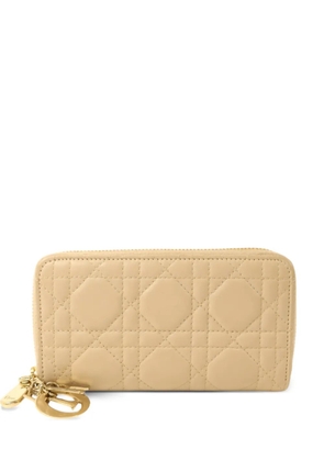 Christian Dior Pre-Owned medium Lady Dior wallet - Neutrals