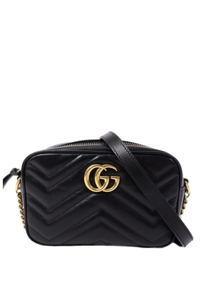 Gucci Pre-Owned GG Marmont matelassé shoulder bag - Black