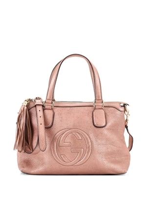 Gucci Pre-Owned Soho Convertible Soft Top Handle Bag Leather satchel - Pink